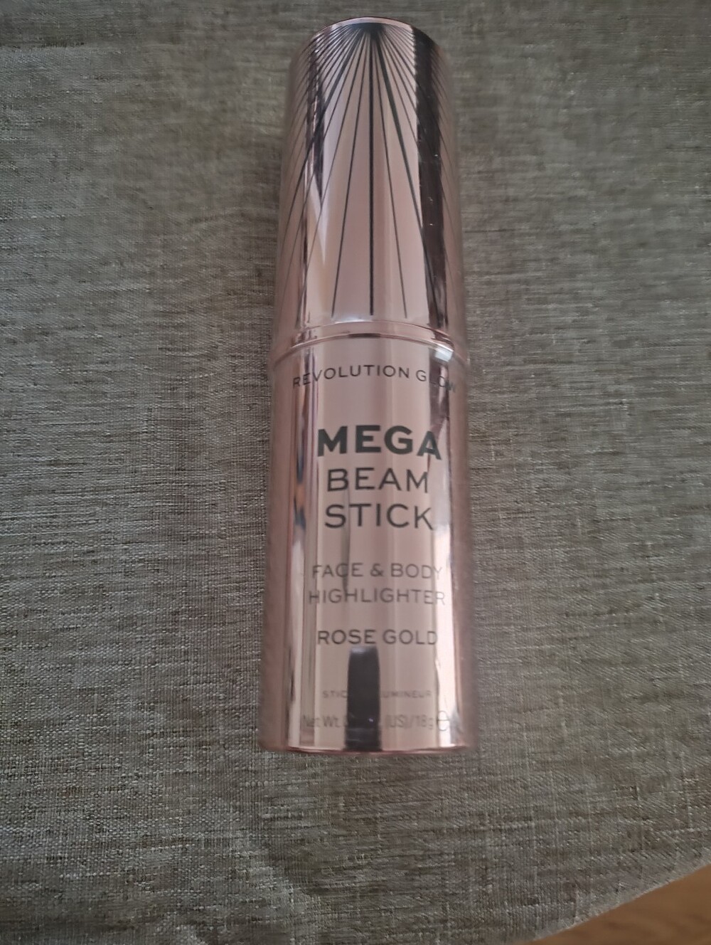 Revolution Mega Beam Stick Highlighter - Rose Gold Metallic